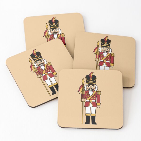 Item preview, Classic Christmas Nutcracker Soldier with Golden Spear designed and sold by AIG - Andrei Ilie Graphics.