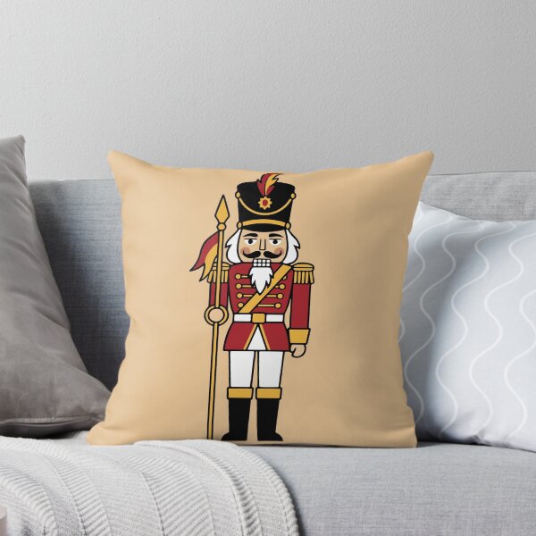 Item preview, Classic Christmas Nutcracker Soldier with Golden Spear designed and sold by AIG - Andrei Ilie Graphics.