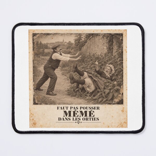 Item preview, Grandma in the Nettles — Stinging Resistance designed and sold by Lazenco.