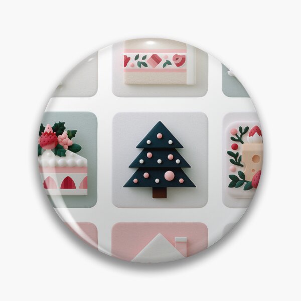 Item preview, Cute 3D Pastel Christmas Holiday Icon Set designed and sold by colorful-white.