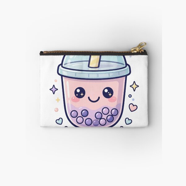 Item preview, Sip Happens - Kawaii Boba Tea Funny Quote designed and sold by Visual Dept..