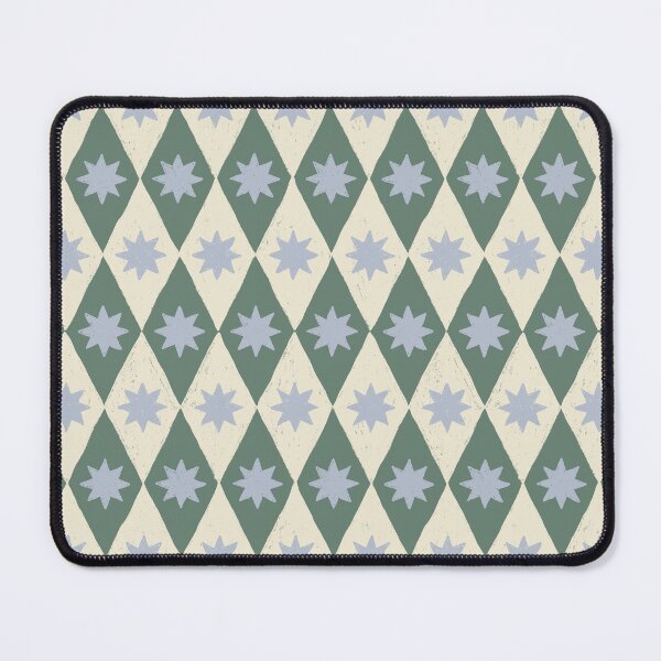 Item preview, Celestial Harlequin Sage Green Stars designed and sold by Ema Tudose.