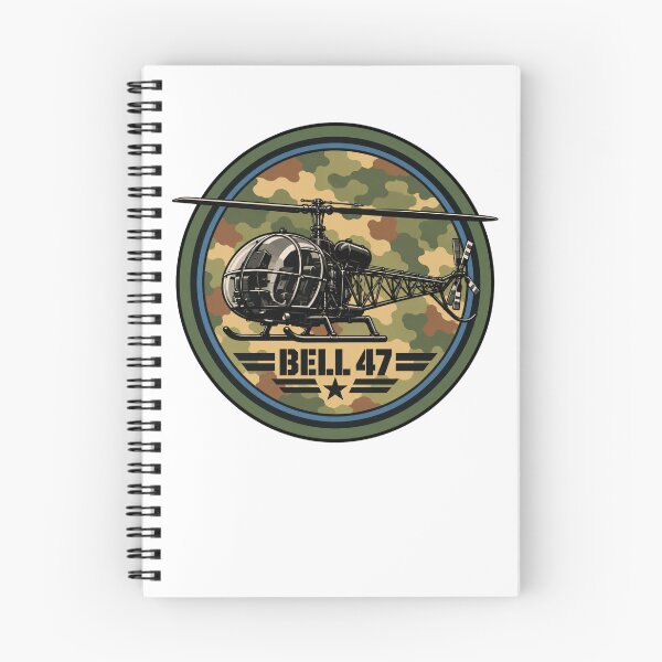 Item preview, Green Round Military Badge with Bell 47 Helicopter designed and sold by IRON WINGS /USAF.