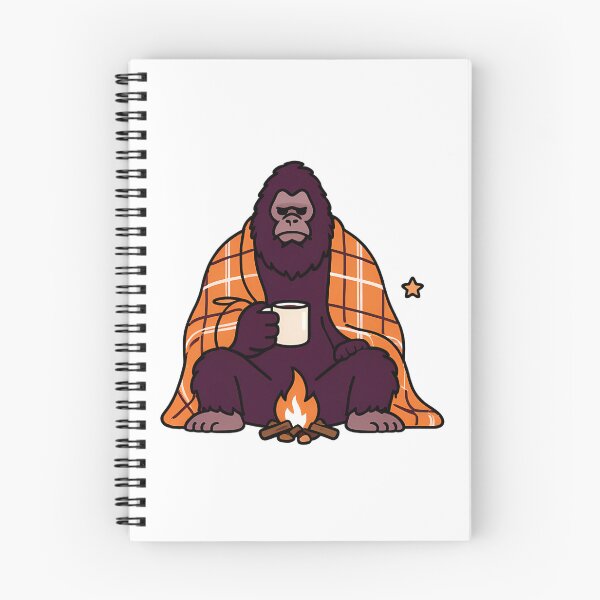 Item preview, Cozy Bigfoot By The Campfire designed and sold by Shop of Wonders.