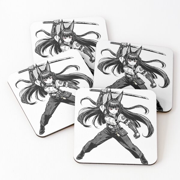Item preview, Hoshimi Miyabi Bold Comic Inks Sticker - Zenless Zone Zero Fan Art designed and sold by Lesley D.