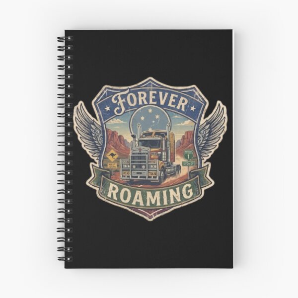 Item preview, Forever Roaming Australian Outback Road Train Vintage Shield designed and sold by PoleksGraphics.