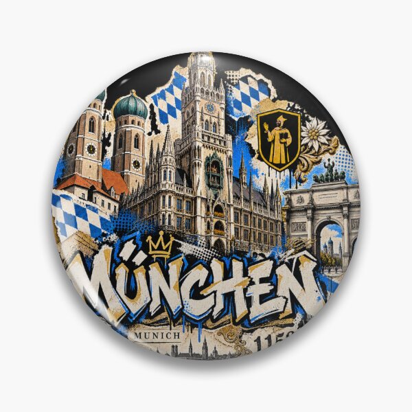 Item preview, Munich 1158 — Bavarian Heritage Meets Street Art designed and sold by URBIVO.