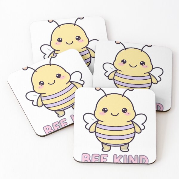 Item preview, Bee Kind - Cute Kawaii Bee Kindness Quote designed and sold by Visual Dept..