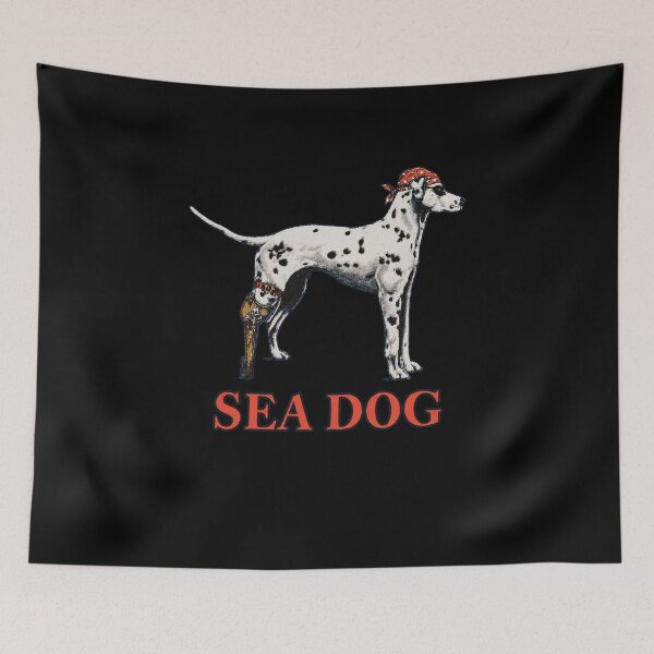 Item preview, Sea Dog Dalmatian Pirate Vintage Graphic designed and sold by Aliaalerud.