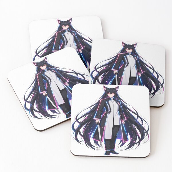 Item preview, Hoshimi Miyabi Neon Glow Sticker - Zenless Zone Zero Fan Art designed and sold by Lesley D.
