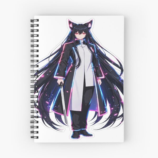Item preview, Hoshimi Miyabi Neon Glow Sticker - Zenless Zone Zero Fan Art designed and sold by Lesley D.