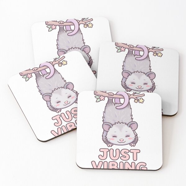Item preview, Just Vibing - Chill Opossum Funny Design designed and sold by Visual Dept..