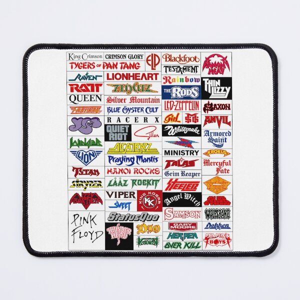 Item preview, Legends Of Rock and Heavy Metal Logo Band designed and sold by helmoDsg.