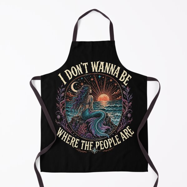 Item preview, Introvert Mermaid Watching the Ocean Sunset designed and sold by VioletNance.