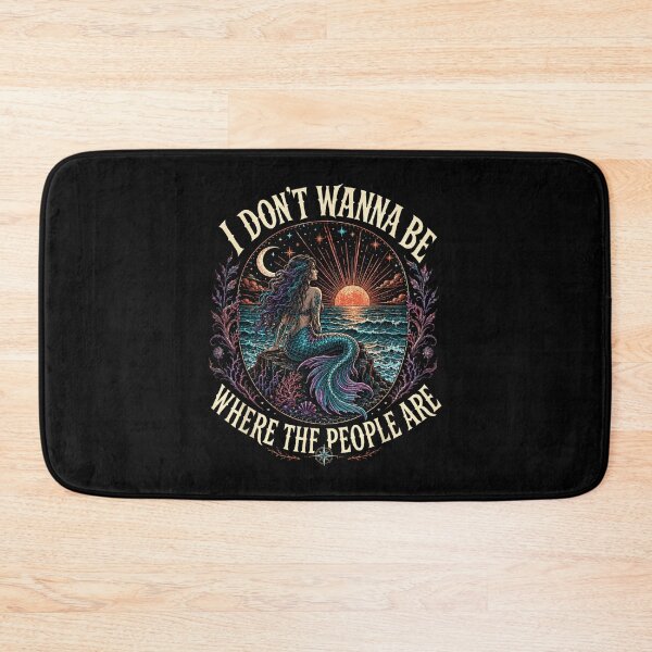 Item preview, Introvert Mermaid Watching the Ocean Sunset designed and sold by VioletNance.