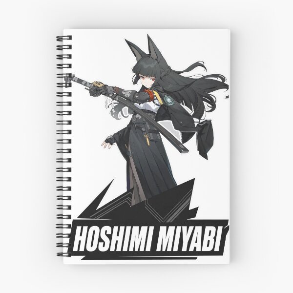 Item preview, Hoshimi Miyabi Name Banner Showcase Sticker - Zenless Zone Zero Fan Art designed and sold by Lesley D.