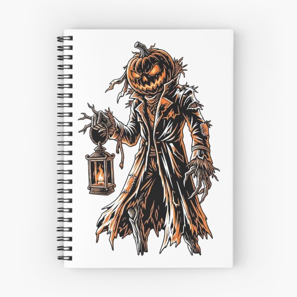 Item preview, Creepy Pumpkin Scarecrow with Lantern Dark Halloween Graphic Art designed and sold by ArtLabCreations.