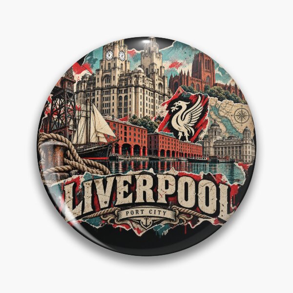 Item preview, Liverpool Port City — Distressed Urban Heritage Graphic designed and sold by URBIVO.