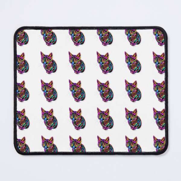 Item preview, Glitch Cat Hologram designed and sold by One More Run.