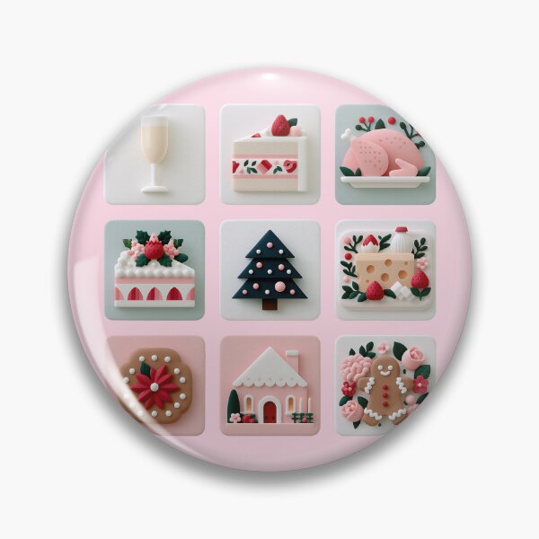 Item preview, Cute 3D Pastel Christmas Holiday Icon Set designed and sold by colorful-white.