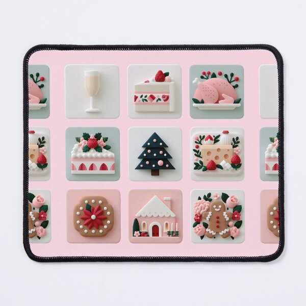 Item preview, Cute 3D Pastel Christmas Holiday Icon Set designed and sold by colorful-white.