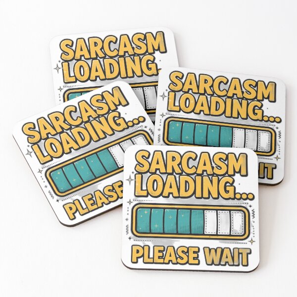 Item preview, Sarcasm Loading - Funny Sarcastic Quote Gift designed and sold by Visual Dept..