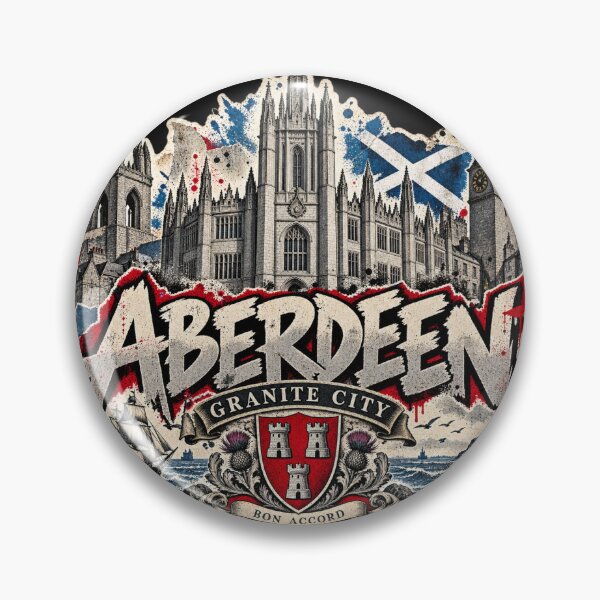 Item preview, Aberdeen Granite City – Scottish Heritage Street Art designed and sold by URBIVO.