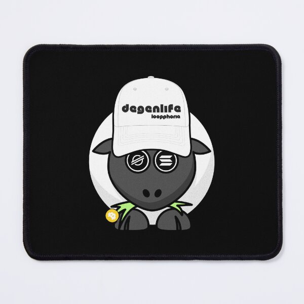 Item preview, Degen Life – Eyes on the Chain, Mind on the Moon designed and sold by loopphoria.