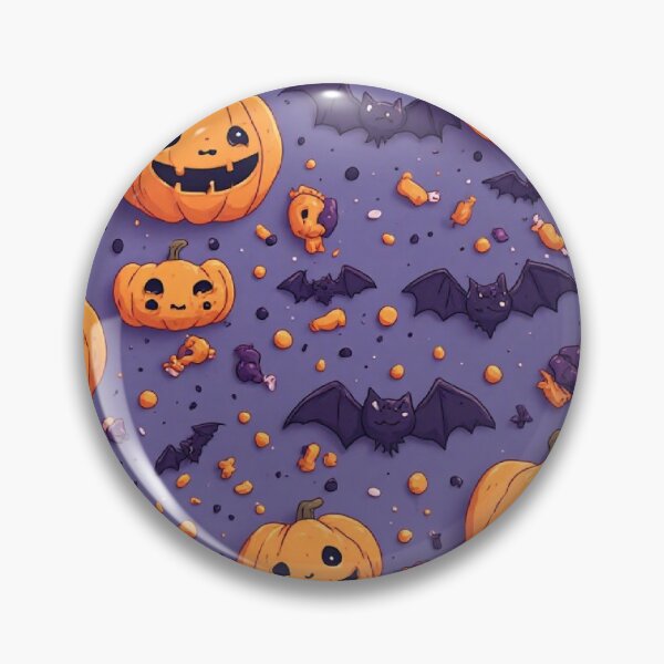 Item preview, Purple Halloween Pumpkin Bat and Candy Seamless Pattern designed and sold by Digital Design Art.