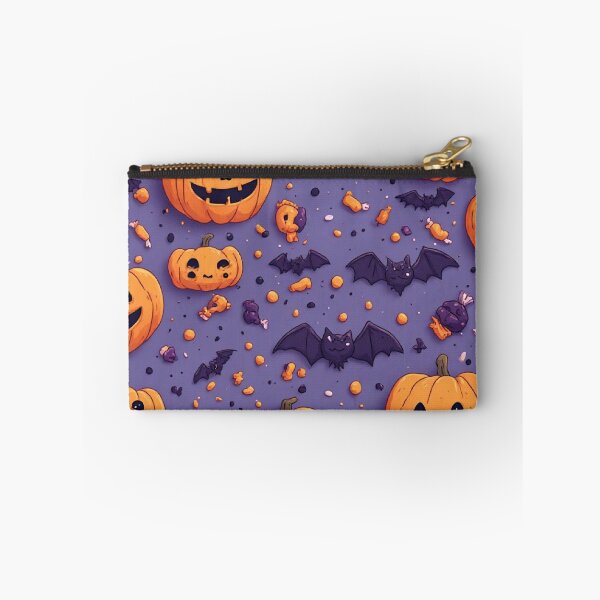 Item preview, Purple Halloween Pumpkin Bat and Candy Seamless Pattern designed and sold by Digital Design Art.
