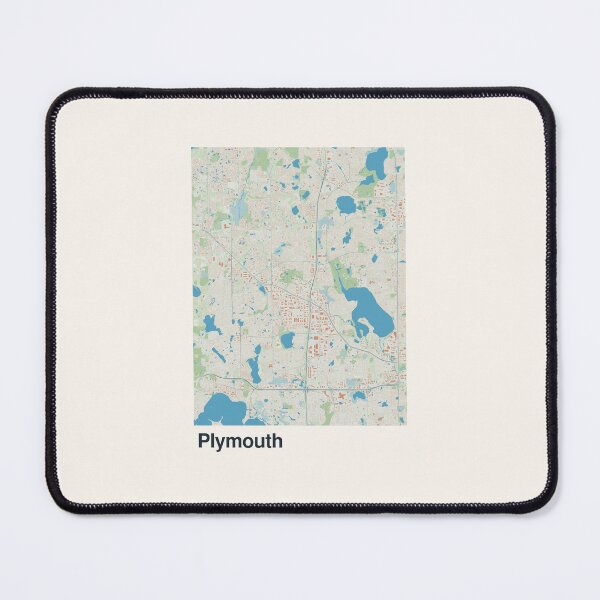 Item preview, Plymouth Minimalistic Map Art designed and sold by MapsNerd.