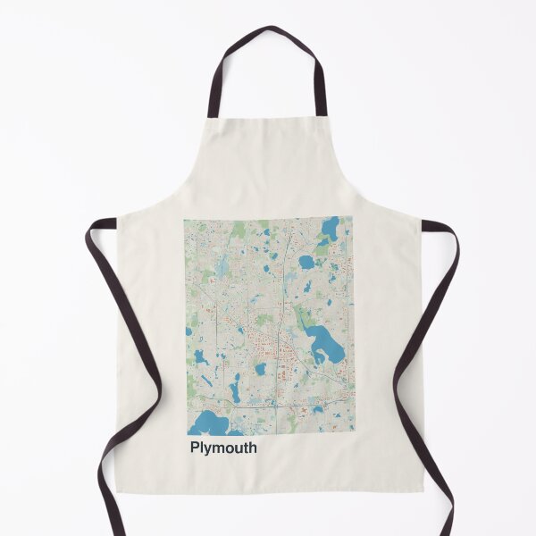 Item preview, Plymouth Minimalistic Map Art designed and sold by MapsNerd.