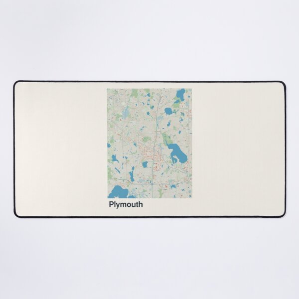 Item preview, Plymouth Minimalistic Map Art designed and sold by MapsNerd.