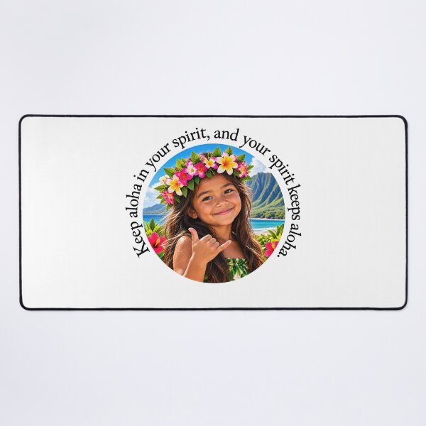 Item preview, Hawaii Aloha Chiasmus Proverb - Keep aloha in your spirit | Island Wisdom Art designed and sold by ShakaLife.org.