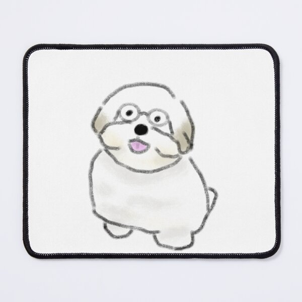Item preview, Funny White Fluffy Maltese Puppy Dog designed and sold by raun.draw.