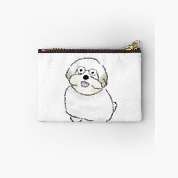 Item preview, Funny White Fluffy Maltese Puppy Dog designed and sold by raun.draw.