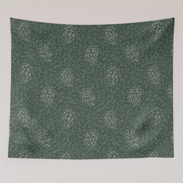 Item preview, Forest Thicket Dark Green Leaves designed and sold by Ema Tudose.
