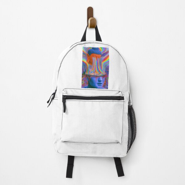 Item preview, Rainbow Tears Streaming From The Buddha Into A Blue Face designed and sold by MongLongStudio.