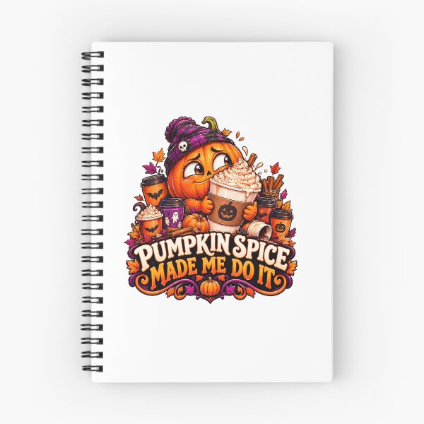 Item preview, Pumpkin Spice Made Me Do It – Funny Halloween Pumpkin Coffee Design designed and sold by Pixanova.