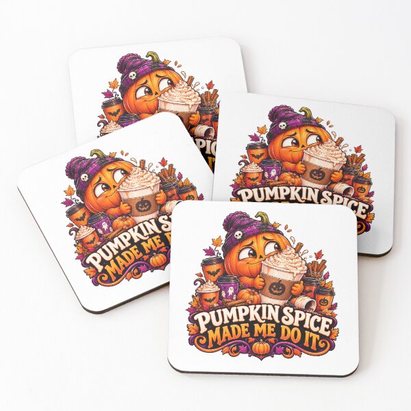 Item preview, Pumpkin Spice Made Me Do It – Funny Halloween Pumpkin Coffee Design designed and sold by Pixanova.
