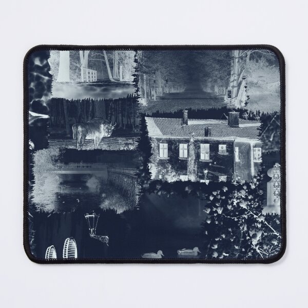 Item preview, Pszczyna Cyanotype Photo Collage designed and sold by Elżbieta Kaps.
