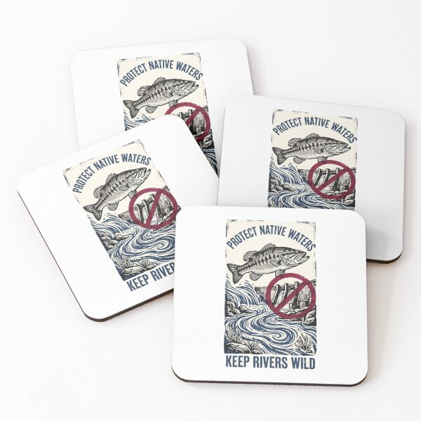Item preview, Vintage Protect Native Waters Wild River Graphic designed and sold by NobleCast .
