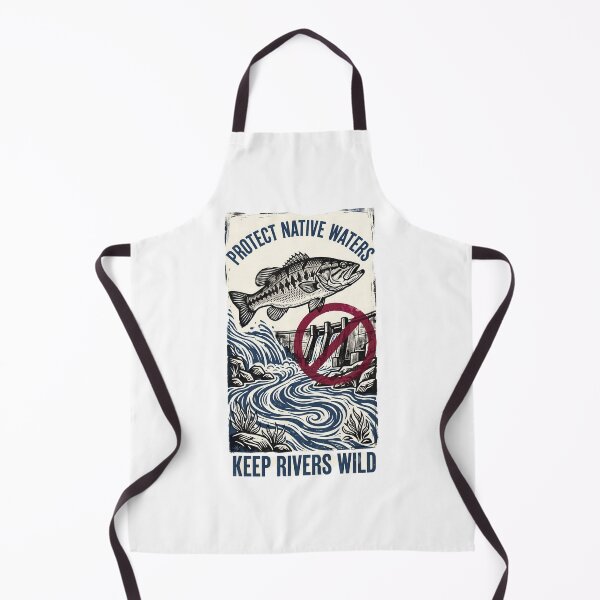 Item preview, Vintage Protect Native Waters Wild River Graphic designed and sold by NobleCast .