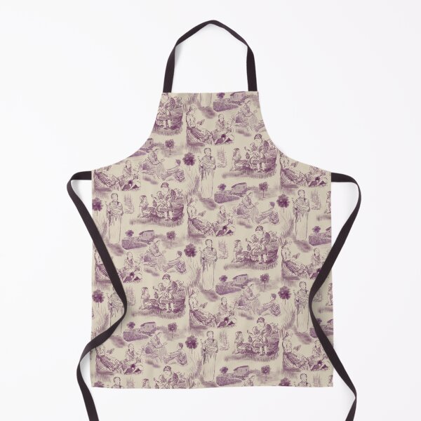 Item preview, Modern Motherhood Toile de Jouy in Dusty Plum and Cream designed and sold by The Flying Bunny Studio.