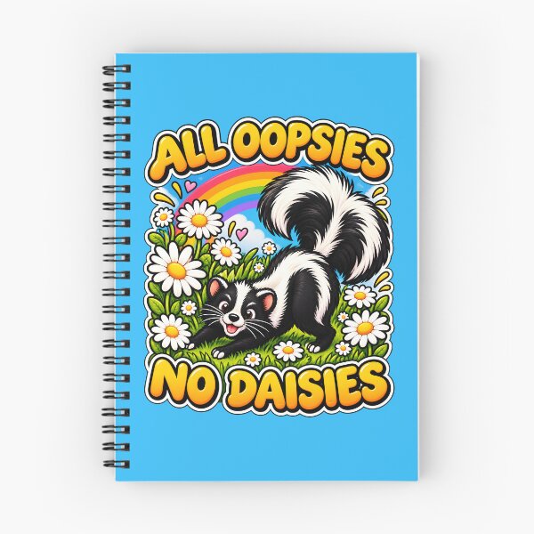 Item preview, Funny Skunk Humor | All Oopsies No Daisies | Cute Skunk designed and sold by Aesthetic-Avenue.