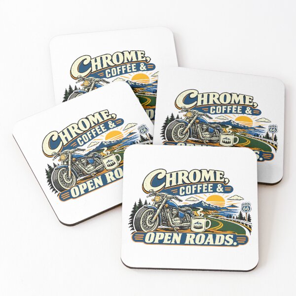 Item preview, Chrome Coffee And Open Roads  designed and sold by RAS-77.
