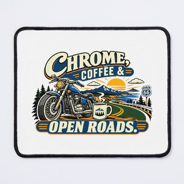 Item preview, Chrome Coffee And Open Roads designed and sold by RAS-77.