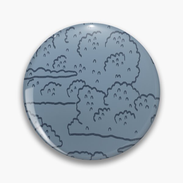 Item preview, Gothic Sky Clouds Dusty Blue designed and sold by Ema Tudose.