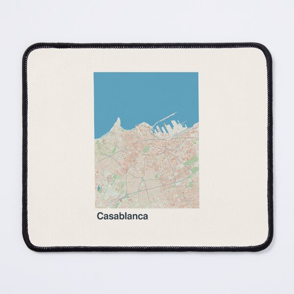 Item preview, Casablanca Minimalistic Map Art designed and sold by MapsNerd.