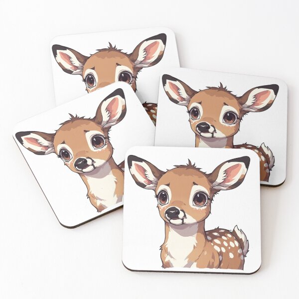 Item preview, Cute Little Fawn Big Eyes Illustr designed and sold by Digital Design Market.
